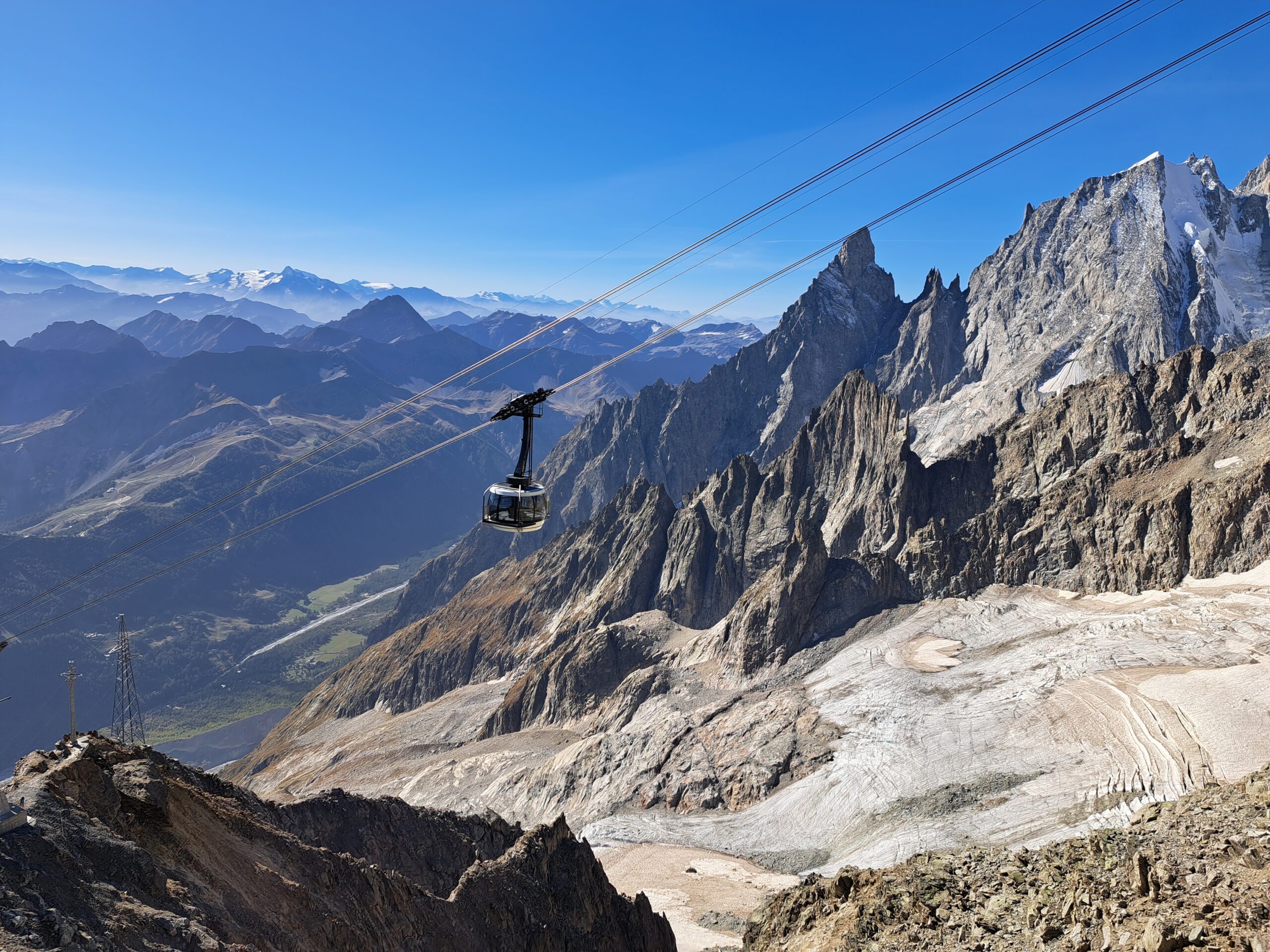 Seilbahn Alpen Mont Blanc
